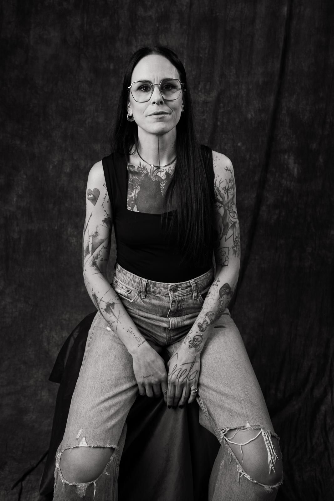 Roberta Volza, in arte Pink, tatuatrice